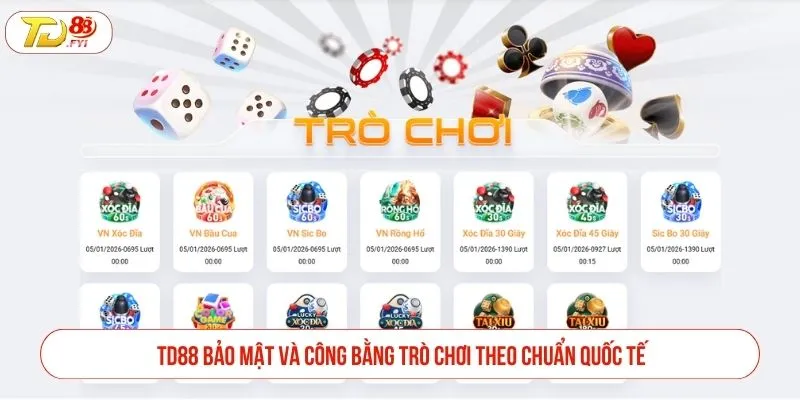 TD88 Có Hợp Pháp Không - Cơ Sở Pháp Lý Khi Tham Gia Cá Cược TD88 bảo mật và công bằng trò chơi theo chuẩn quốc tế